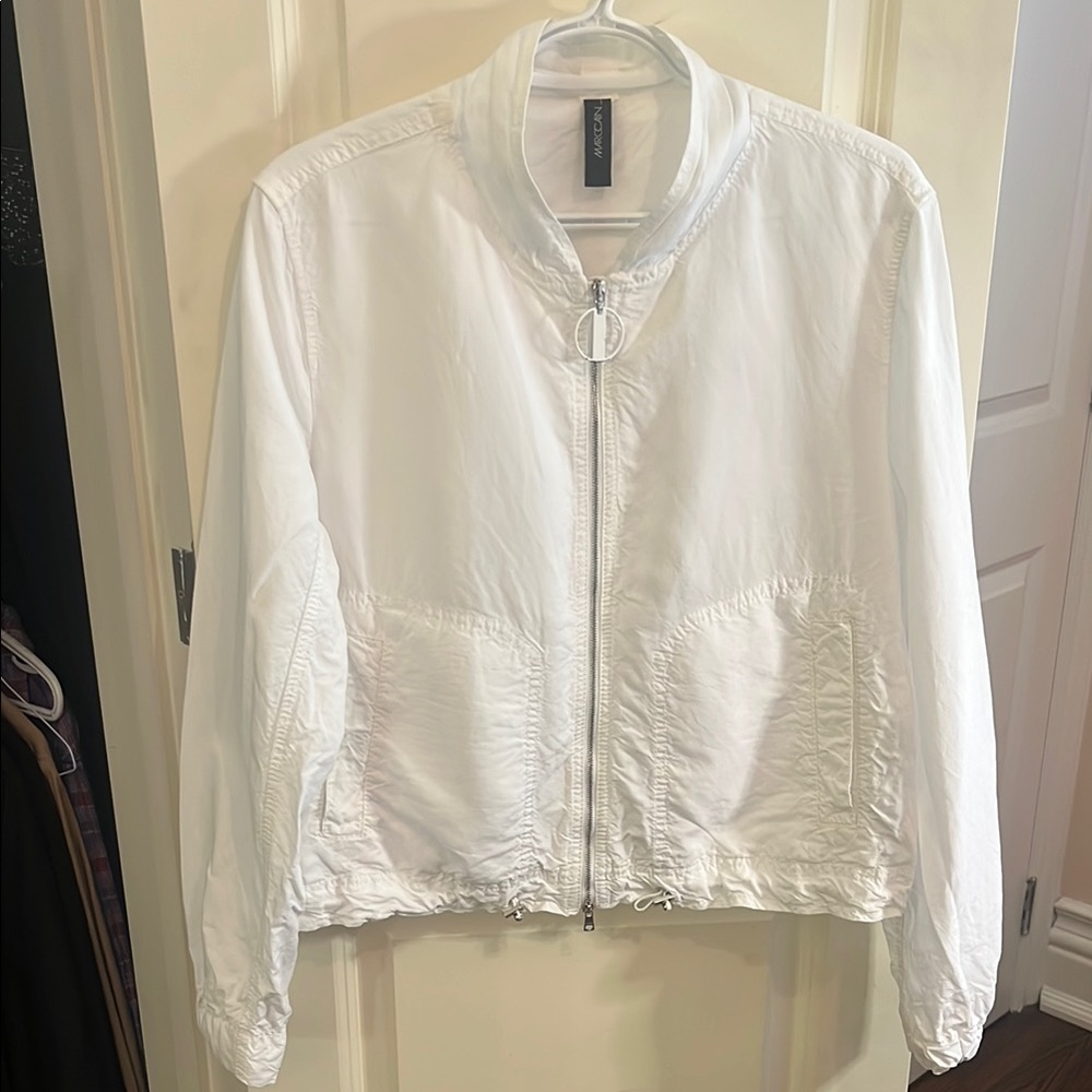 Marc Cain White Bomber Jacket